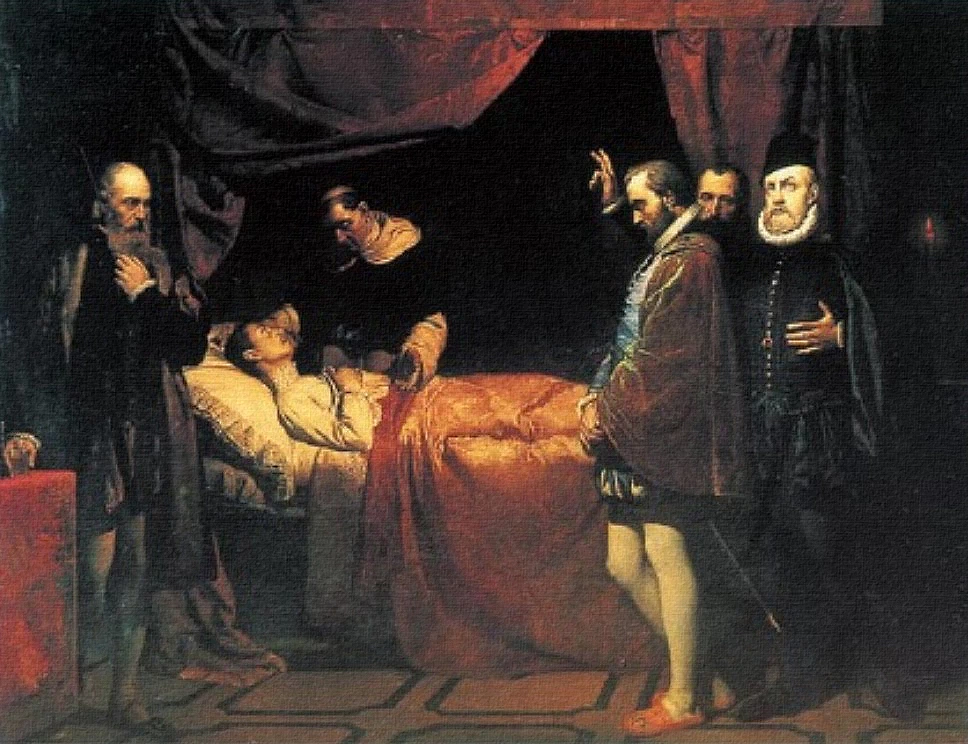 Gli ultimi momenti del principe Don Carlos - Patrimonio Nazionale, Palazzo Reale, Madrid